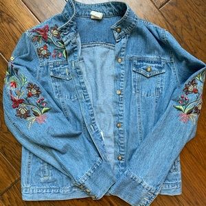 Embroidered Denim Jacket